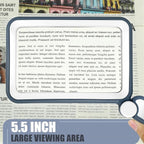 Magnifying Glass for Reading, Rechargeable 5X Large Page Magnifier - Image 2