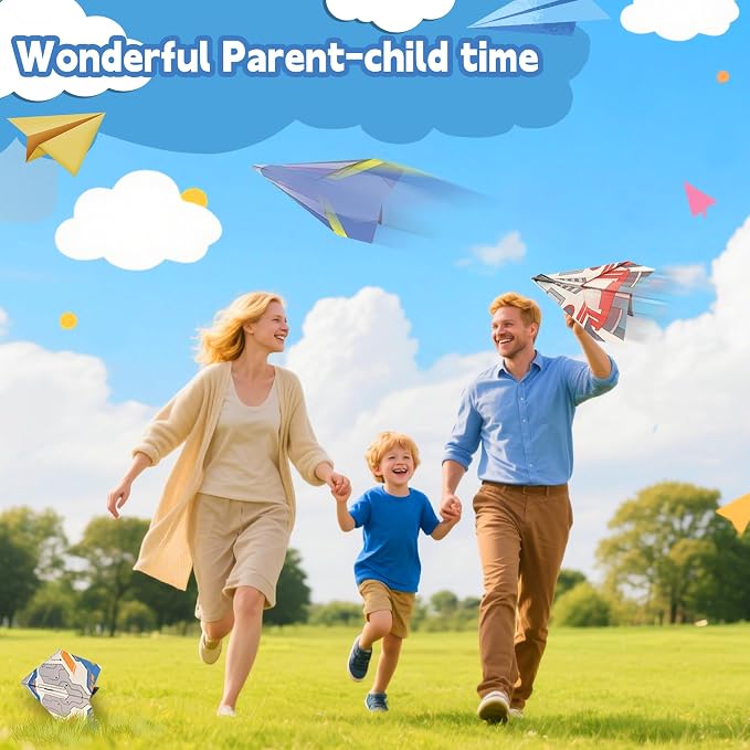 Paper Airplane Origami Kit for Kids Ages 8-12, 12 Paper Airplane Designs - Image 8
