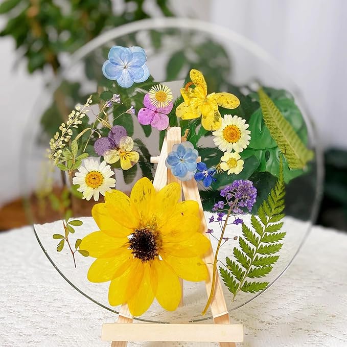 35Pcs Dried Pressed Flowers for Crafts Resin DIY Art Natural Dry Floral Large - Image 5