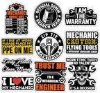 MAIANEY Mechanic Sticker Pack for Toolbox Garage Laptop – Funny Mechanic Decals by Maianey