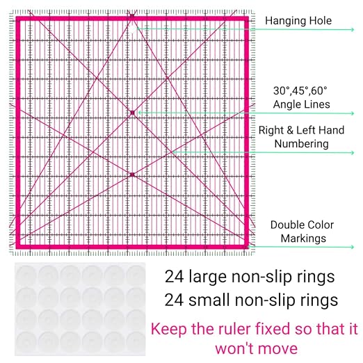 10 Quilting Square | Quilting Rulers, Square Rulers, Square Quilting Rulers - Image 3