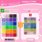 LIS HEGENSA Pony Beads Bulk, Kandi Beads - Image 6