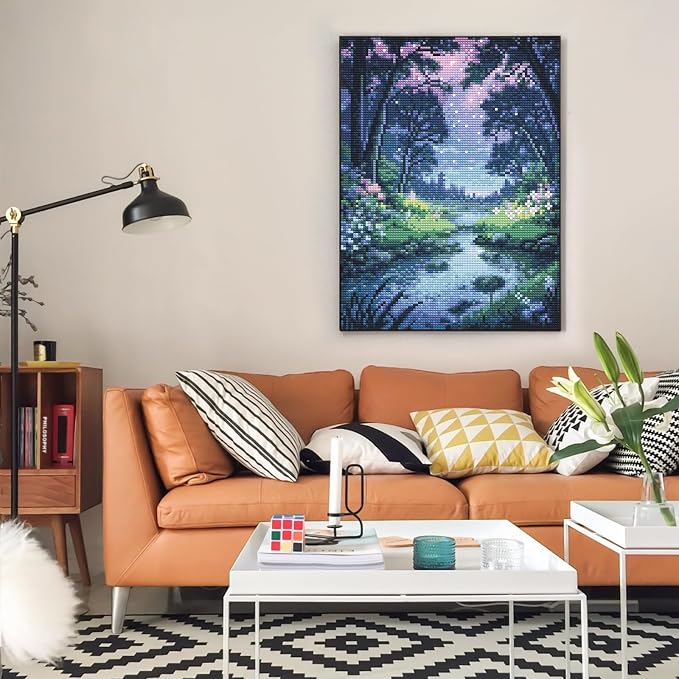Offito Forest Diamond Art Kits for Adults, Fantasy Landscape Diamond Painting - Image 7