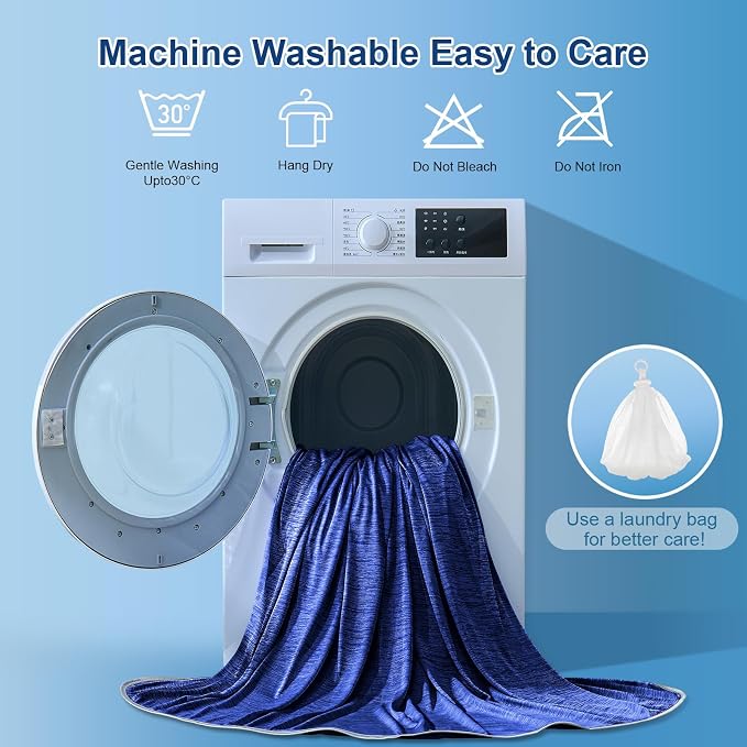 KMUSET Cooling Blanket Throw, Double Sided Summer Cooling Blankets - Image 7