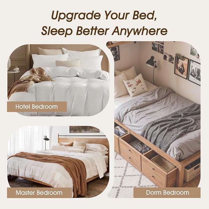 downluxe King Size Pillows Set of 4 – Premium Down Alternative Bed Pillows - Image 9