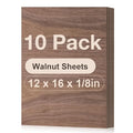 10 Pack Walnut Plywood Sheets, 3mm Plywood by Wowood