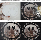 FUNKAKA Tie Dye HTV Heat Transfer Vinyl Bundle, 10 Sheets HTV Vinyl - Image 5