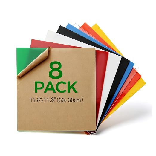 Lovemolly 8-Pack 12×12 Inch Colored Acrylic Sheets, 1/8″ Thick Opaque by Unknown