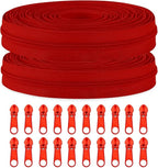 Sawoake #3 Nylon Coil Zippers by The Yard Bulk 10 Yards by Zipper