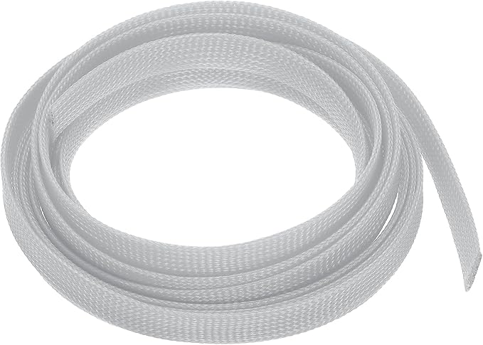 uxcell PET Expandable Sleeving 10ft 1/2" Gray Cable Management Sleeve Cord by uxcell