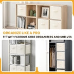 Criusia Large Storage Cubes, 13 Inch Cube Storage Bins - Image 4