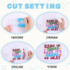 Tintnut Windows Blue Puff Heat Transfer Vinyl Roll, easy cut & weed, stretch - Image 4
