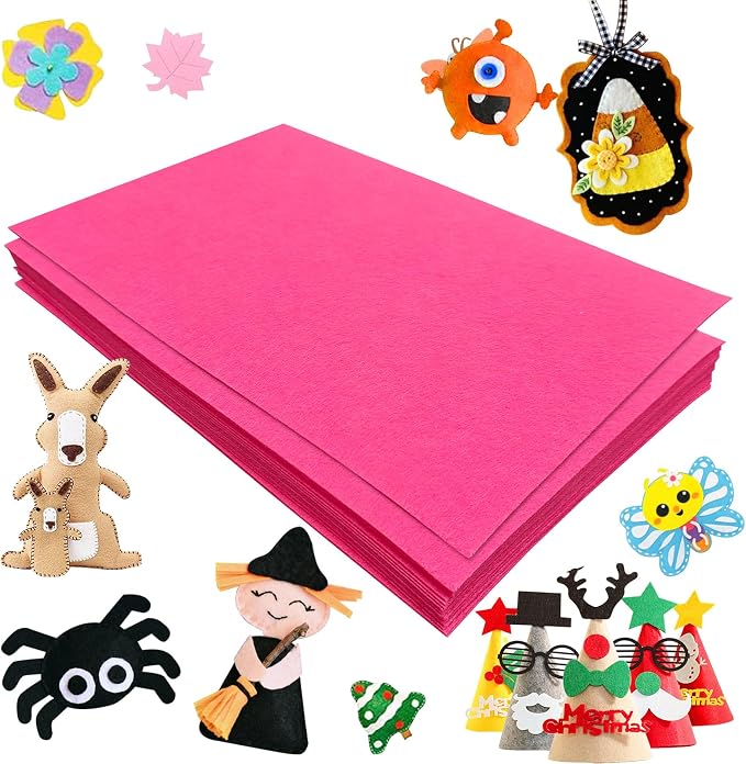 Jtnohx Felt for Crafts, Craft Felt Square for Sewing - Image 4