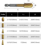 NordWolf 5-Piece Rotary Burr Carving Rasp Files Set, - Image 4