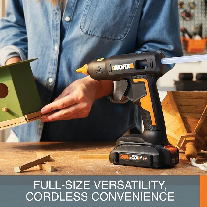 Worx 20V Power Share Full-Size Hot Glue Gun WX045L.9- - Image 3