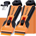 REXBETI Razor Blade Scraper Tool, 2 Pack Razor Scraper by REXBETI