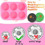 BABORUI 6 Cavities Silicone Dog Treat Molds - Image 2