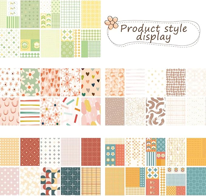 500 Sheets Vintage Scrapbook Paper Supplies - Image 4