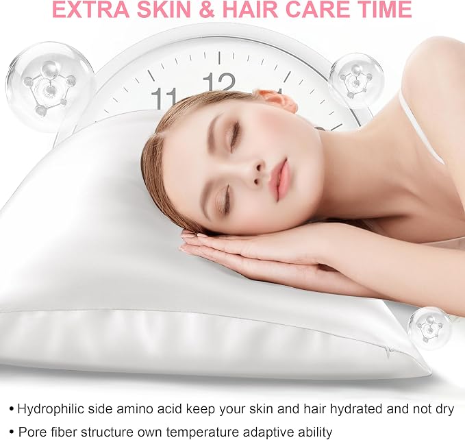 Silk Pillow Cases 2 Pack King Size - Image 3