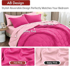 MUXHOMO 7 Pieces Full Comforter Set, Reversible Bed in a Bag Full Size - Image 3