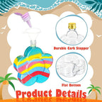 Bokon 100 Pcs Plastic Sand Art Bottles Bulk Sand Art Containers - Image 3