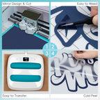 Aoder Navy Blue Heat Transfer Vinyl - Image 3