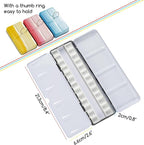 MEEDEN Empty Travel Watercolor Palette: Portable Watercolor Palette Tin - Image 2