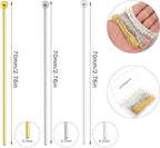 210 Pcs 70mm/2.76 Inch 21 Gauge Ball Pins - Image 2