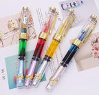 Lanxivi 4 Colors Yongsheng 3008A Fountain Pen Piston Filling Upgraded Fine Nib by LanxiviDirect