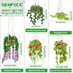 OEHPICC Needle Felting Kit, 5 Pack Hanging Plants Needle Felt Beginner Kit | - Image 2