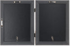 Lawrence Frames 5x7 Hinged Double Sutter Burnished Gold Picture Frame - Image 4