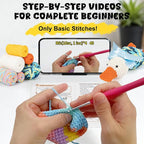 Totiro Crochet Kit for Beginners, Ducks Amigurumi Starter Kit, Easy DIY Craft - Image 2