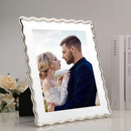 Silver 10x12'' Heavy-Duty Zinc Alloy Picture Frames - Image 2