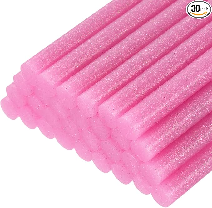 uxcell 30pcs Mini Hot Glue Gun Sticks 4-inch x 0.43-inch High Sticky Large Hot by uxcell