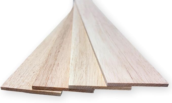 Proartek PK00042 Model BWH005X010 Pack of 10 Balsa Wood Sheets, and - Image 2