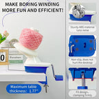 SPEENSUN Yarn Winder for Crocheting, Yarn Spinner, 3.5 OZ Easy-to-Install and - Image 4