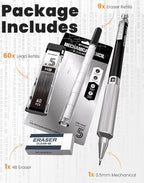 STAGEEK 0.5mm Mechanical Pencil, Metal Art & Drafting Pencil - Image 7