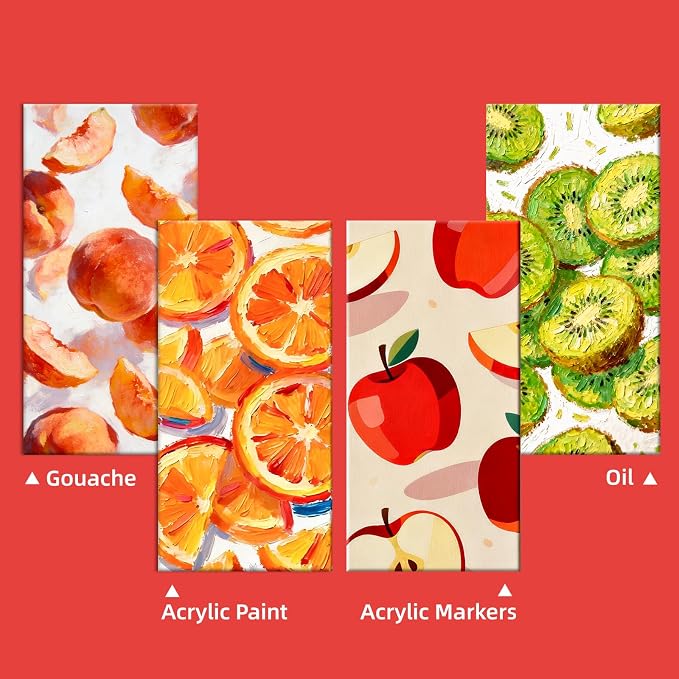 Large Canvas Panels 12 Pack 10.23x20.3 Inch – 8 oz Triple Primed 100% Cotton - Image 6