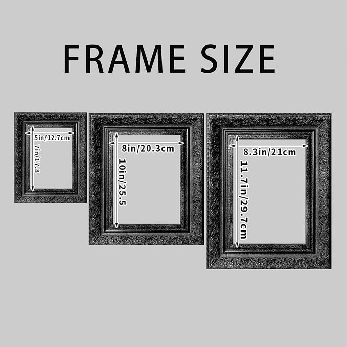 Vintage Picture Frame, Decorative Wall Hanging and Tabletop Display Photo Frame - Image 5