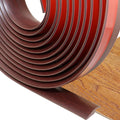 Floor Transition Strip Self Adhesive Carpet & Flooring Transitions Edging Trim Strip PVC Threshold Transitions Suitable for Threshold Height Less Than 5mm (20Ft, Wood Grain Coffee)