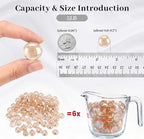 FUTUREPLUSX 5LB Flat Glass Marbles, Fish Tank Aquarium Table Scatters, DIY - Image 2