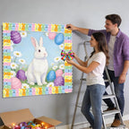 69 Feet Easter Bunny Bulletin Board Border Colorful Rabbit Die Cut Trim Border - Image 7