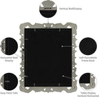 11x14 Picture Frame Silver Ornate Vintage Antique Gothic Baroque | Wall Display - Image 7