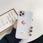 50 Pieces Sea Shell Themed Transparent Stickers - Image 5