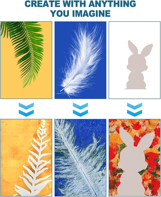 UCEC 2 Pack Small Gel Printing Plate Set – 5x7 Inch Reusable Printmaking - Image 3