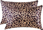 MR&HM Satin Pillowcase for Hair and Skin, Silk Satin Pillowcase 2 Pack by MRHM