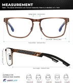 ANYLUV Blue Light Blocking Glasses Men Computer Gaming Glasses Lightweight - Image 5