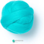 Kondoos Natural Wool roving, 2 OZ. Best Wool - Image 4