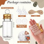 Bokon 25set 10ml Mini Plastic Bottles - Image 2