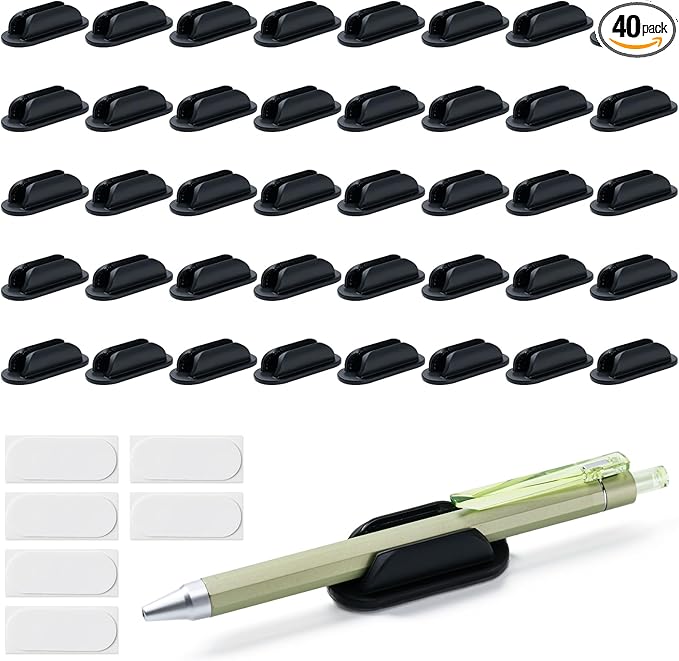 40 Pack Adhesive Pencil Holders by UEHSNI